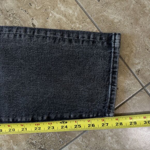 NWT Levi’s Premium Wedgie Icon Jeans Womens 29 High Rise Tapered Leg Black Denim - Picture 13 of 14